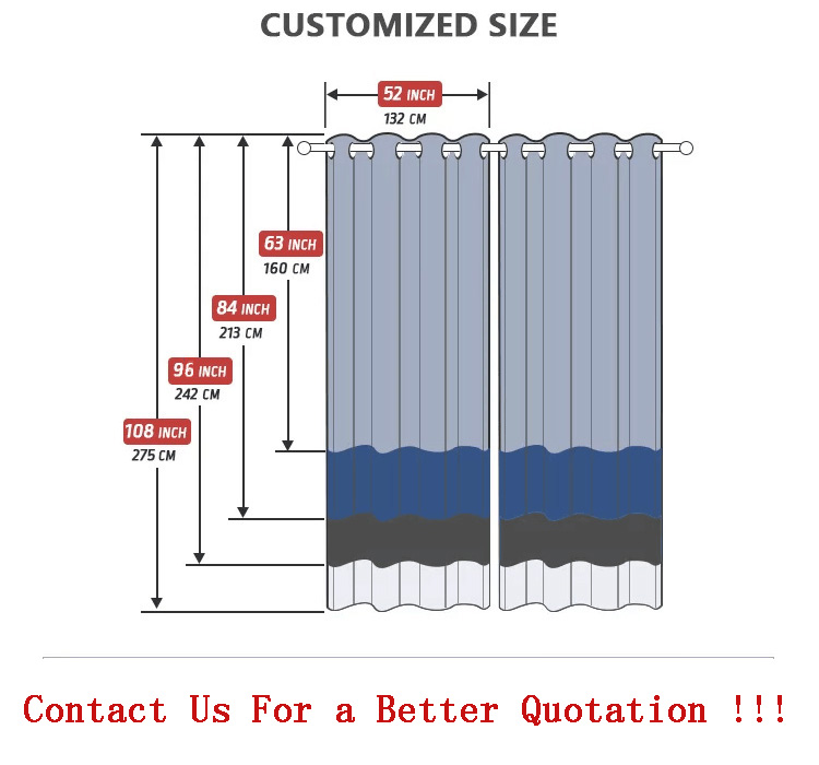 See below for size descriptions