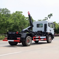 Camion à benne basculante DONGFENG 4x2, volume du conteneur de 10 m3, moteur diesel Cummins 170 CV, Euro 3, camion de collecte des déchets