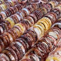 Vente en gros de bracelets élégants sur le thème de l'amour fabriqués à la main de haute qualité pierres de cristal de quartz de feu naturelles polies pour l'intérieur