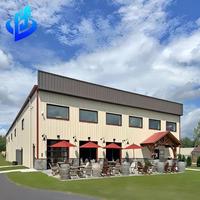 Nueva Nave Industrial Prefabricada de Acero, Estructura Metálica de Alta Calidad, Fábrica Moderna de Estructuras de Acero Prefabricadas