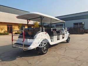 Véhicule de golf électrique tout-terrain chinois en gros, 4 roues, 8 places, style bus classique, à vendre - Product Image 5