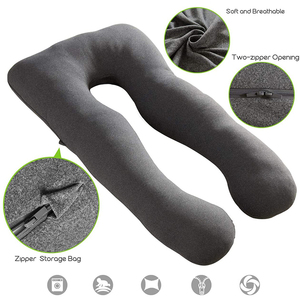 Bán Hot Phụ Nữ Mang Thai Ngủ Tốt Thay Thế Tự Nhiên Vụn Memory Foam Gối - Product Image 5