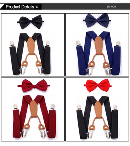 Suspender bayi, termasuk 4 klip kuat dengan dasi kupu-kupu dapat diatur untuk bayi laki-laki dan perempuan - Product Image 5