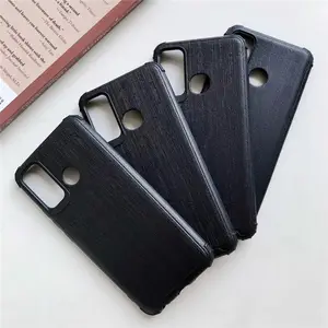 Soft TPU Black Wood Phone case for LG wing Anti-fall mobile Phone Covers for Phone Accessories