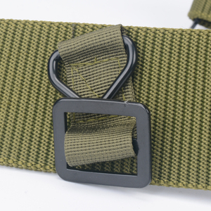 Cinturino di fissaggio ad anello con gancio in Nylon spesso regolabile su misura fibbia in metallo resistente allo strappo elegante cintura Web PP sicurezza - Product Image 6