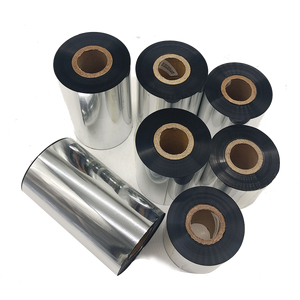 ริบบิ้นเรซินแบบเต็มริบบิ้นริบบิ้นเรซินสีดำขี้ผึ้งริบบิ้นถ่ายโอนความร้อน110มม. * 300ม. ริบบิ้นของเครื่องพิมพ์บาร์โค้ด - Product Image 4