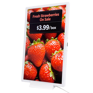 ป้ายดิจิตอลแนวตั้งขนาด 15.6 นิ้ว ป้ายชั้นวางสินค้าอิเล็กทรอนิกส์แบบ LCD ที่ทนทาน ป้องกันการชน ป้องกันการตก สำหรับซูเปอร์มาร์เก็ต ใช้งานได้ยาวนาน - Product Image 1