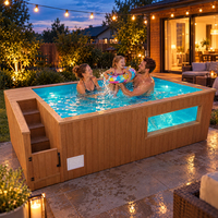 Piscine modulaire préfabriquée pour villas, hôtels, maisons d'hôtes et applications en station balnéaire