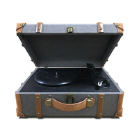 Gramophone en vinyle 3 vitesses USB/CD/SD/Cassette, plateau tournant, lecteur de Radio d'enregistrement, vente en gros