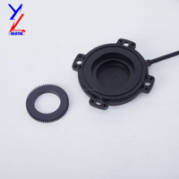 Sensores Magnéticos Hall de Montaje Radial de Dos Canales Serie YH-TS de Yuli, Conector de 2 Hilos y 4 Pines, IP68 con Salida de Pulsos, Alimentación de 4.5-30V