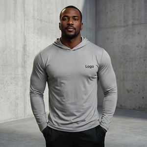 Camiseta Deportiva de Manga Larga Elástica de Spandex para Maratón, Unisex, Premium, Personalizada de Fábrica, que Absorbe la Humedad y el Sudor - Product Image 1