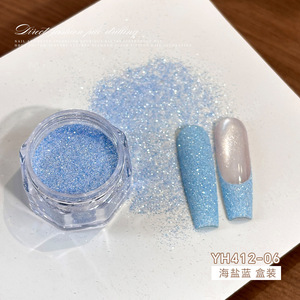 Poudre de paillettes pour ongles en forme de diamant écrasé, paillettes fines et scintillantes, décorations polyvalentes pour manucure française - Product Image 6