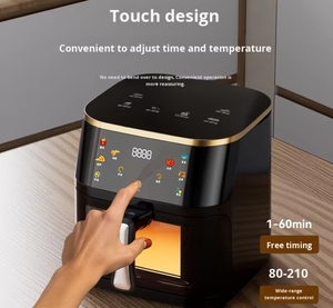 Đa chức năng 12L trực quan công suất lớn hiện đại Thiết kế thép không gỉ điện lò Nồi chiên không khí cho nhà thông minh nước ngoài - Product Image 2