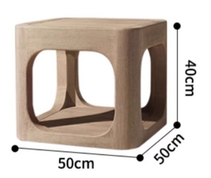 Table d'appoint/côté extérieure en teck moderne personnalisable pour hôtels et villas, résistante aux intempéries, OEM - Product Image 3