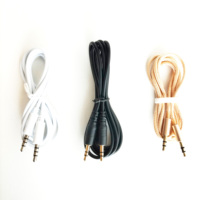 Kabel Aux tipe-c untuk ponsel, kabel Audio komputer, kamera mikrofon, kabel Aux tipe-c, jaket PVC, konektor Male ke USB C, 3.5mm