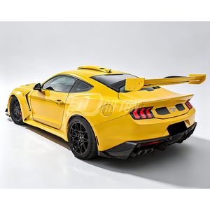 สปอยเลอร์หลังคาร์บอนไฟเบอร์บางส่วน GTD Style GT Wing สำหรับรถฟอร์ด มัสแตง Gen6 Gen7 S550 S650 ปี 2015-2026 - Product Image 3