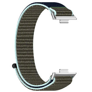 Bracelet de montre intelligente en nylon avec connecteur métallique, sangle Velcro pour <span class=keywords><strong>Huawei</strong></span> Fit 3 <span class=keywords><strong>4</strong></span> Pro - Product Image 5