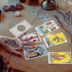 Bán buôn tùy chỉnh cảm hứng Tarot thẻ in ấn tích cực giá rẻ Tarot boong pháp Oracle thẻ với sách hướng dẫn in - Product Image 2