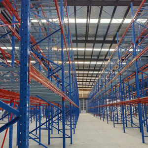 מדפי אחסון תעשייתיים מסוג פלט-רק, 5 מדפים מתכווננים מפלדה Q235, בעלי תו תקן CE, קיבולת אחסון 800-5000 ק\\\"ג - Product Image 4