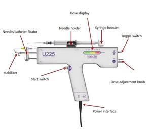 Nouvelle pistolet-mésothérapie U225 PRP pour le rajeunissement et le blanchiment de la peau, du cuir chevelu et du visage, <span class=keywords><strong>injection</strong></span> par aiguille - Product Image 6
