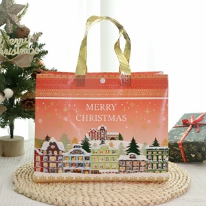 Bolsa de Compras Reutilizable Personalizada, Laminada, Ecológica, de PP, Plegable, para Supermercado, Regalos de Navidad - Product Image 3