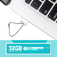 Métal USB Flash Drive 64 Gb Thumbdrive Mémoire Flash Bâton 128 Gb Étanche Pen Drive 16GB Usb Disque sur Clé 4 GB 8 GB Pendrive 32gb