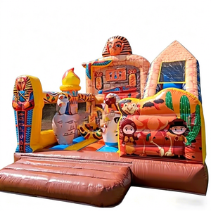 Toboggan gonflable sur le thème de l'Égypte ancienne, château gonflable durable en PVC pour enfants, idéal pour les fêtes - Product Image 5