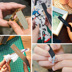 Palos de lijado para pulir, herramientas de papel de <span class=keywords><strong>lija</strong></span> para carpintería, muebles, restauración, armarios o uso automotriz - Product Image 6