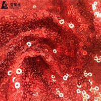 Tissu brodé en maille à paillettes, 3mm de diamètre, livraison gratuite