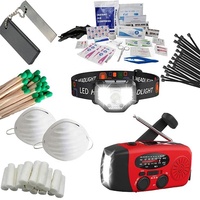 Nouvelle trousse de premiers secours d'urgence améliorée pour la survie en milieu sauvage, le camping, les aventures, les tremblements de terre et les catastrophes – Kits de survie pour coffre de voiture