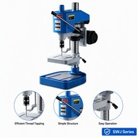 Machine à tarauder SWJ-16G, capacité de perçage maximale de 16 mm, 380 V, 0,75 kW, utilisation industrielle sûre et fiable, prix compétitif