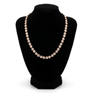 Set di <span class=keywords><strong>Collana</strong></span> e Orecchini di Lusso <span class=keywords><strong>con</strong></span> Cristalli CZ Rotondi per Donna, Gioielli alla Moda, Idea Regalo - Product Image 2