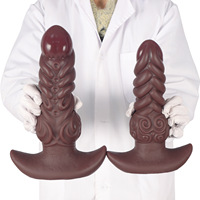 Nouveau plug anal unisexe en forme de pénis d'animal, simulation de pénis de chien, pour usage extérieur discret, dilatateur anal, jouet de masturbation, étanche