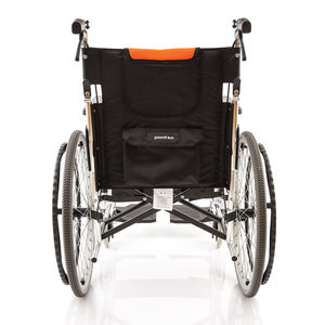 Silla de ruedas manual plegable y ligera Yuwell H062C de aleación de aluminio para personas mayores, cochecito portátil. - Product Image 4