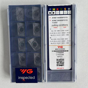 Insertos de Carburo Recubiertos YG-1 Personalizables APMT160408PDTR YG602 para Torneado Externo en Tornos CNC, Súper Duros, 1 Año de Garantía, Soporte OEM - Product Image 2
