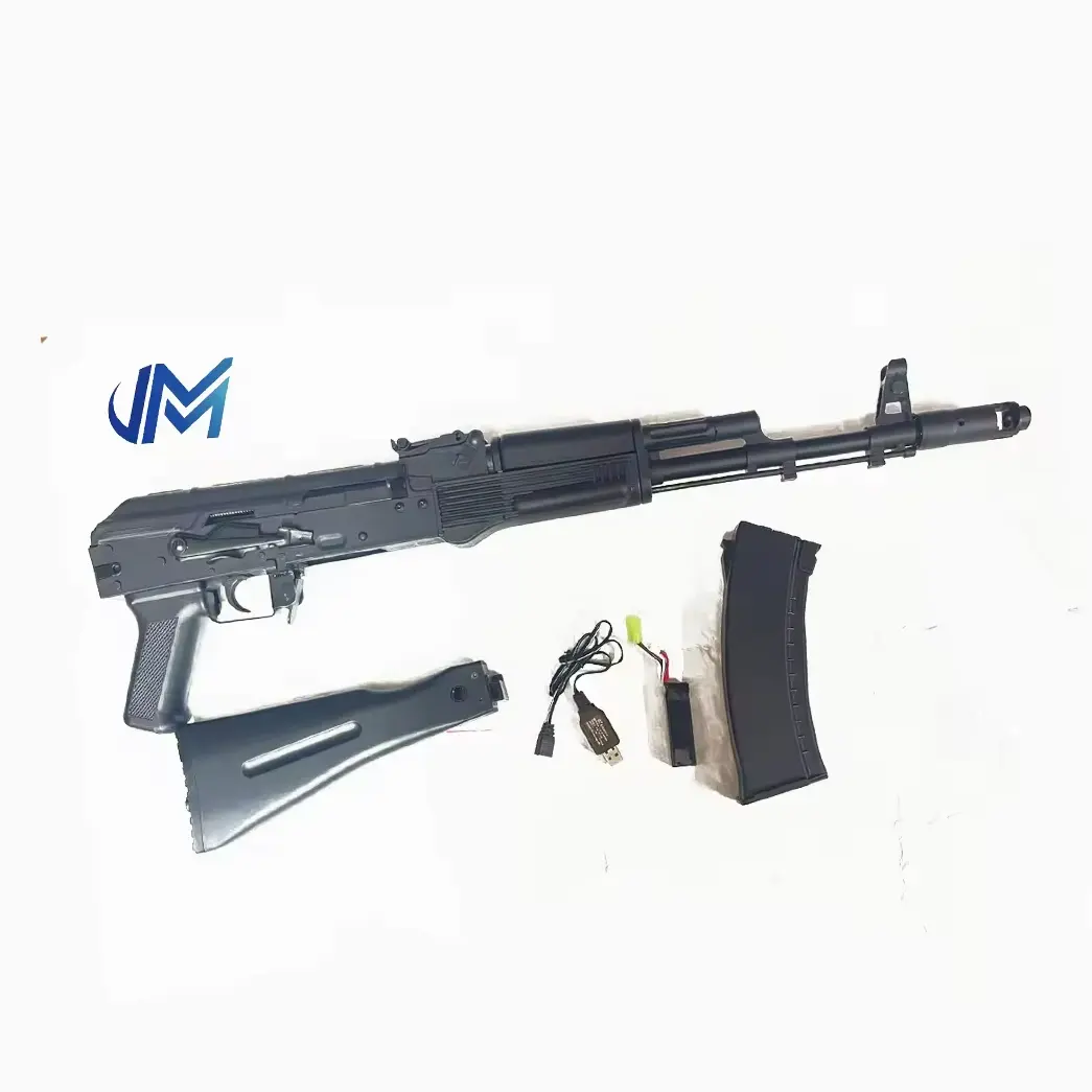 JM AKM AK74 Log color chip assault metal gear toy guns gel blaster gun electric ball water gun TikTok same style