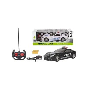 Mobil mainan remote control 2.4g, mobil mainan balap 4 cara skala 1:18 dengan baterai pengisi daya