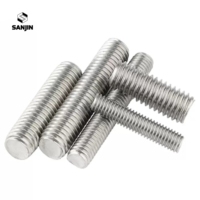 1M 2M 3M M8 M10 M12 SS 304 316 Stainless Steel ASTM B8 B8M Full Thread Bolt Studs Threaded Rod