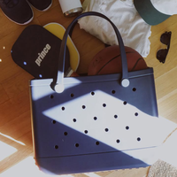 Sacs fourre-tout de plage imperméables en EVA et silicone pour femmes, avec logo personnalisé, vente chaude 2023, vente en gros