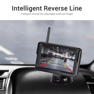 กล้องดิจิตอล AHD Podofo ระบบมองหลังไร้สาย จอภาพ HD IPS ขนาด 4.3 นิ้ว/5 นิ้ว อุปกรณ์ช่วยถอยหลัง กันน้ำ IP69 พร้อมที่ชาร์จ - Product Image 3