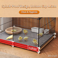 Cage d'élevage intérieure extra-large pour poussins, cailles et canetons, avec clôture à mailles fines