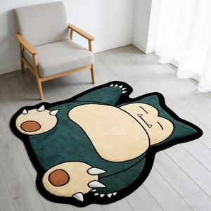 Tapis personnalisé imprimé avec des cartes Pokémon, des cartes Yugioh et des cartes Mewtwo, tapis de dessin animé irrégulier, tapis imprimé sur mesure, tapis design. - Product Image 4