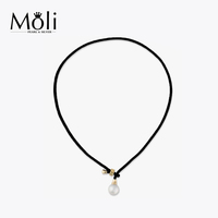 Collier ras du cou en perles Edison de grande taille 10-12 mm, nouveau design tendance pour femmes, bijoux