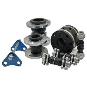 Exw dn125 dn150 dn200 5 "6" 8 "áp lực cao thép không gỉ 304/316 cao su ống thổi mở rộng khớp linh hoạt mặt bích ANSI 150 - Product Image 6