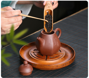 กาน้ำชาเซรามิกจีนโบราณ ยี่ซิง ซีซา ดินเผาสีม่วง 170 มล. - Product Image 3