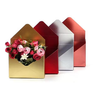 Boîte à fleurs pliable pour décoration de fête de mariage, fiançailles, Saint-Valentin, anniversaire, remise de diplôme, boîte cadeau pour bouquet de fleurs, enveloppe imperméable pour boîtes à fleurs - Product Image 2