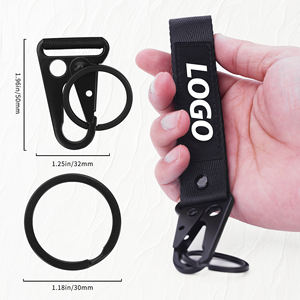 Porte-clés personnalisé avec logo brodé, cordon de poignet, lanière courte, vente en gros - Product Image 4