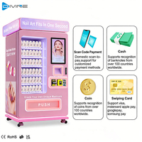 Machine distributrice automatique d'impression d'art d'ongles DIY en libre-service OEM ODM avec écran tactile SDK et gestion basée sur le cloud