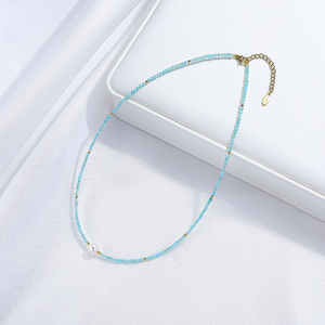Collar de Cuentas Multicolor con Perla Natural de Agua Dulce, Joyería de Moda para Mujer, Regalo para Fiestas - Product Image 6