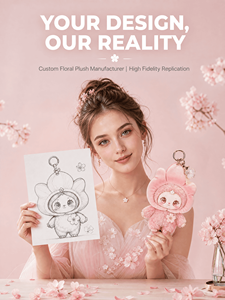 Juguete de Peluche Personalizado Floral Bloom <span class=keywords><strong>Gloom</strong></span> de 10 cm con Cara de Vinilo, Llavero, Serie de Cajas Sorpresa de Moda, Fabricante OEM ODM de Animales de Peluche Premium - Product Image 1